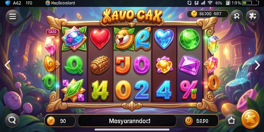 Screenshot gameplay AA62 menunjukkan keseruan bermain Slot yang menggembirakan.