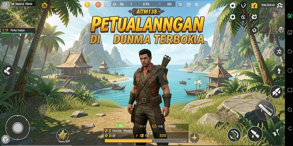 Tangkapan layar utama gameplay Open World ATM138.