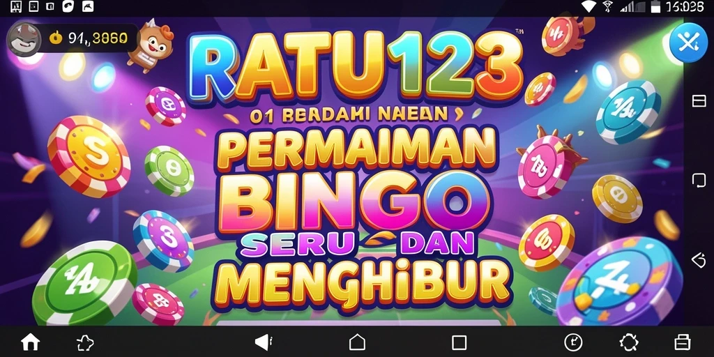 Screenshot gameplay RATU123 yang menampilkan suasana seru permainan Bingo.