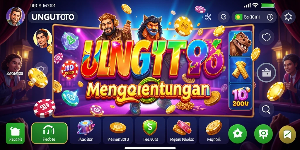 Tampilan gameplay seru dari slot UNGUTOTO.